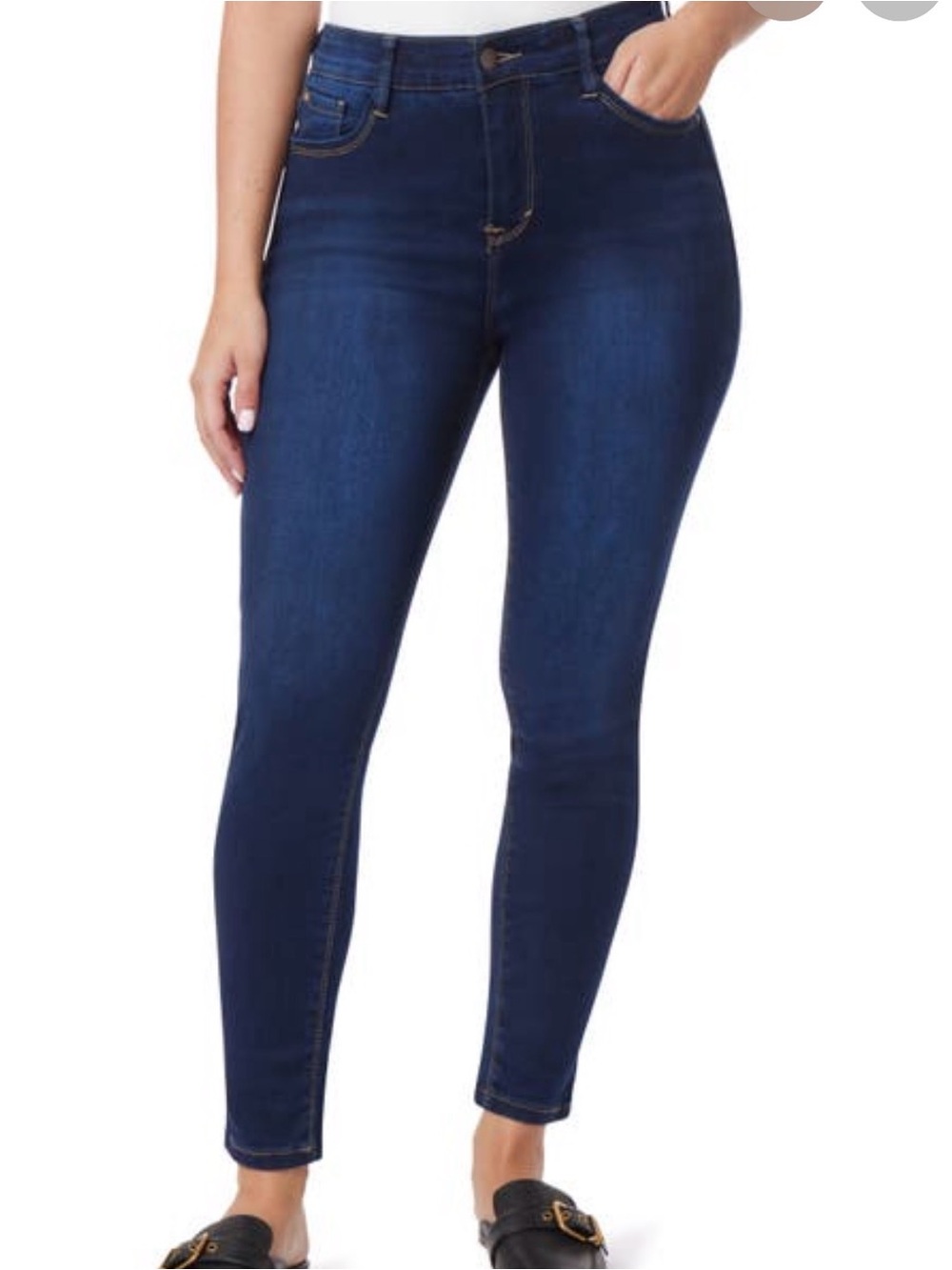 Dark Blue Skinny Jeans - Classic Stretch Fit